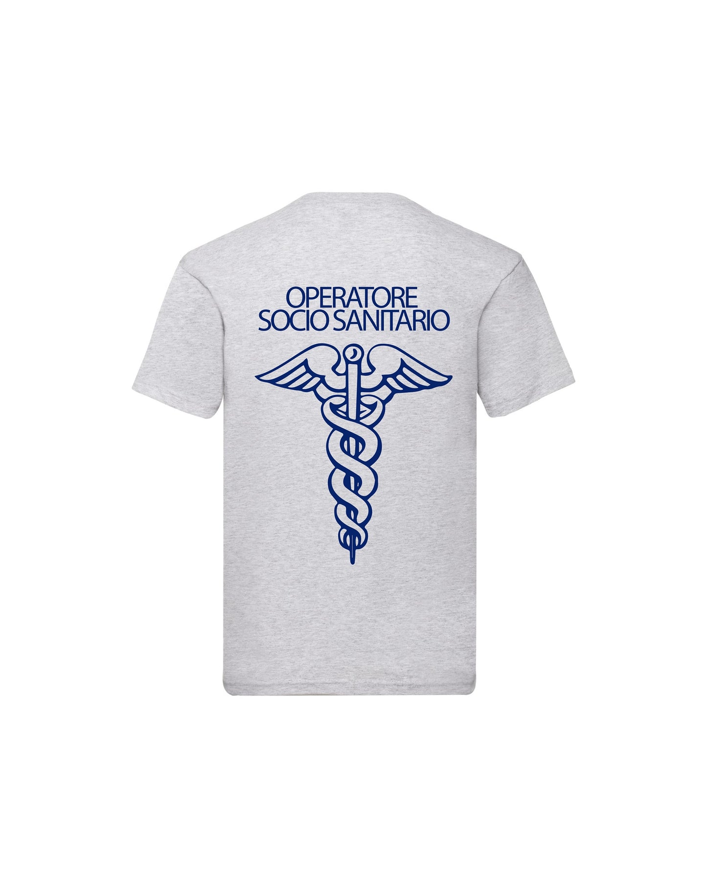 T-Shirt Uomo o Donna Cotone Basic Super vestibilità Top qualità - Ruolo operatore OSS Blu - Personalizzata con Nome