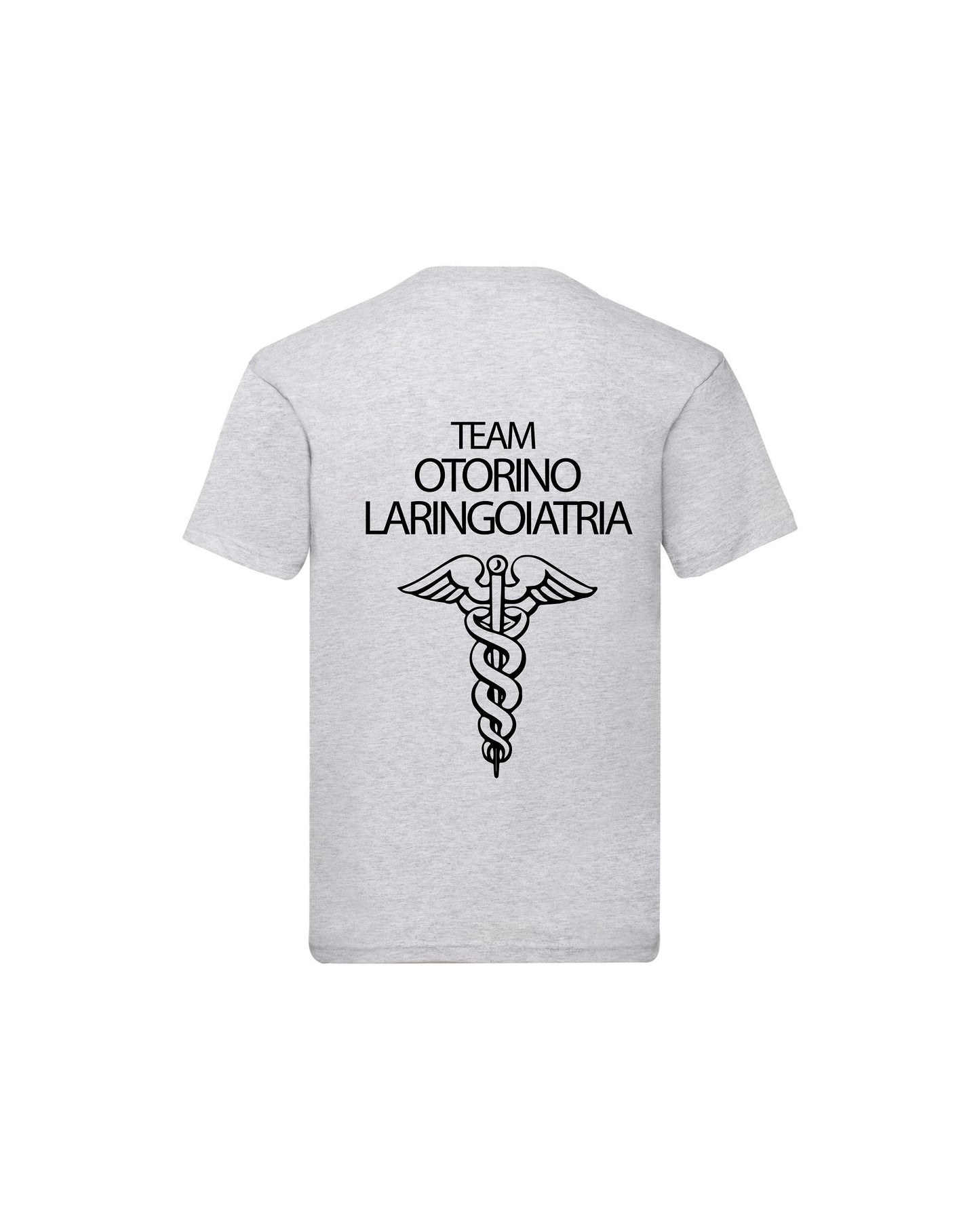 T-Shirt Uomo o Donna Cotone Basic Super vestibilità Top qualità - Team otorinolaringoiatria - Personalizzata con Nome