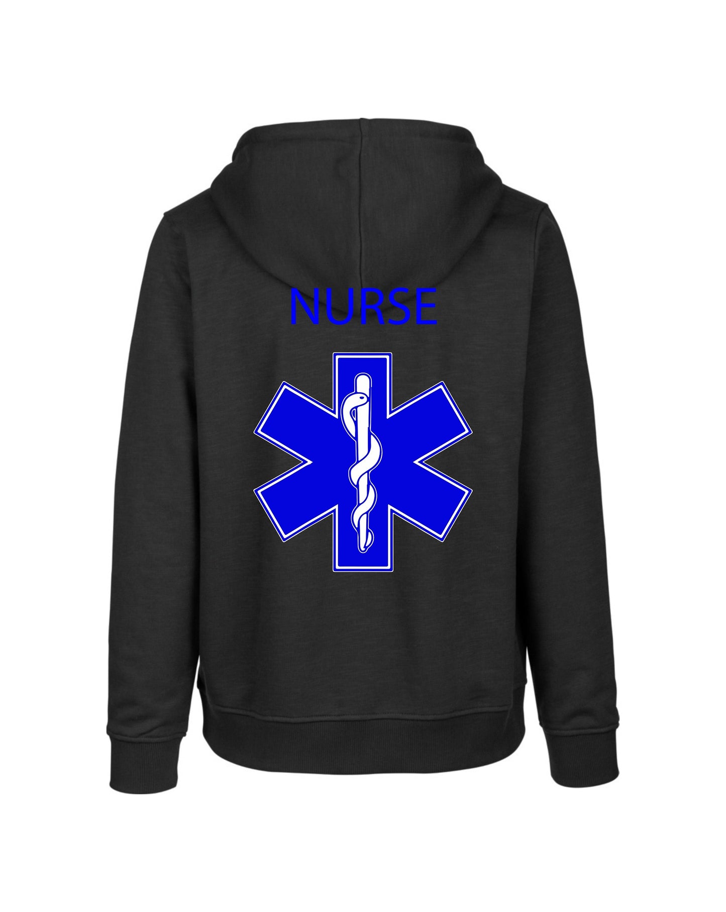 Felpa Cappuccio Uomo o Donna Cotone Basic Super vestibilità Top qualità - Ruolo NURSE  - Personalizzata con Nome