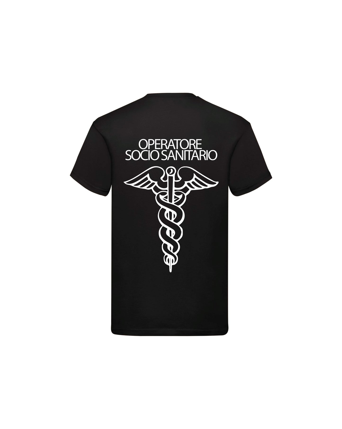 T-Shirt Uomo o Donna Cotone Basic Super vestibilità Top qualità - Ruolo operatore OSS Blu - Personalizzata con Nome