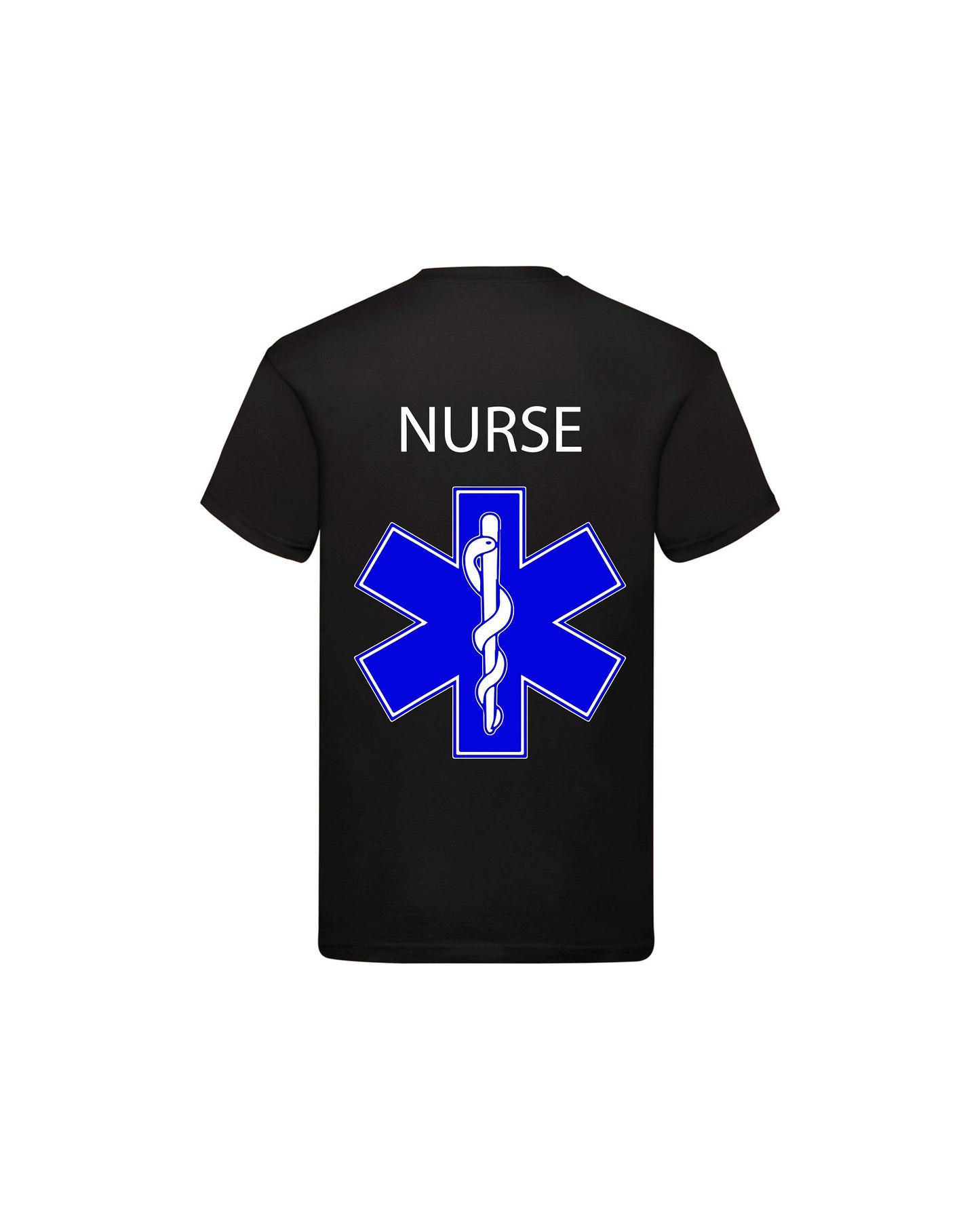 T-Shirt Uomo o Donna Cotone Basic Super vestibilità Top qualità - Ruolo NURSE - Personalizzata con Nome