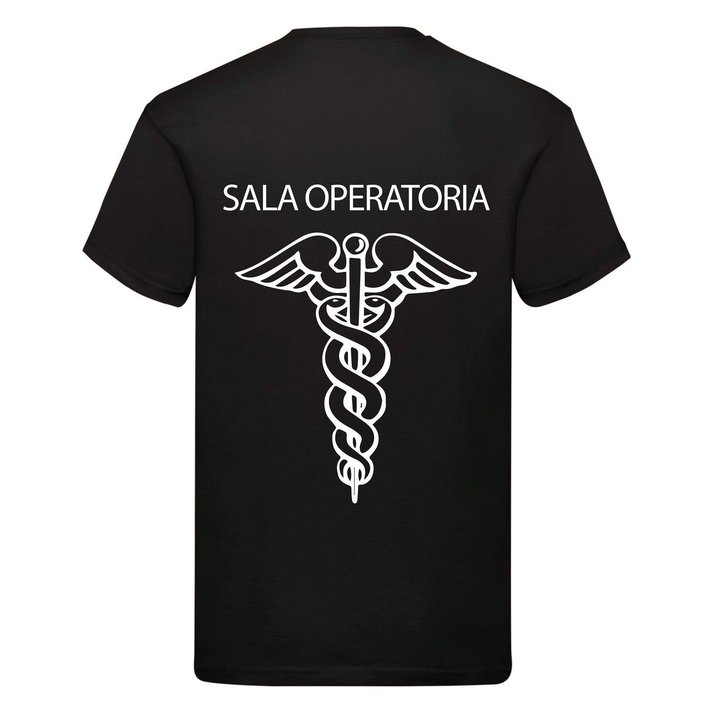 T-Shirt Uomo o Donna Cotone Basic Super vestibilità Top qualità - Operatore Sala Operatoria - Personalizzata con Nome