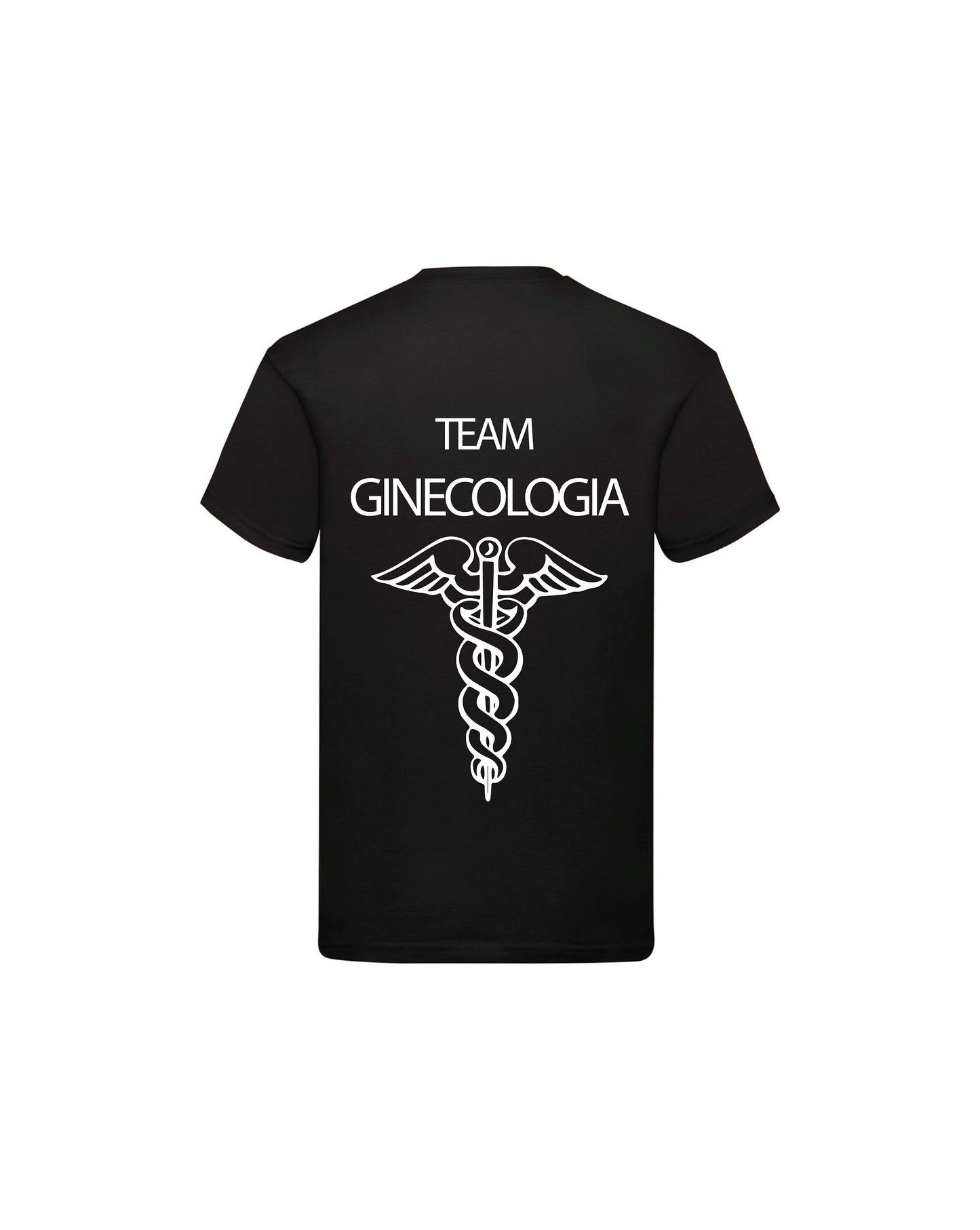 T-Shirt Uomo o Donna Cotone Basic Super vestibilità Top qualità - Team ginecologia - Personalizzata con Nome