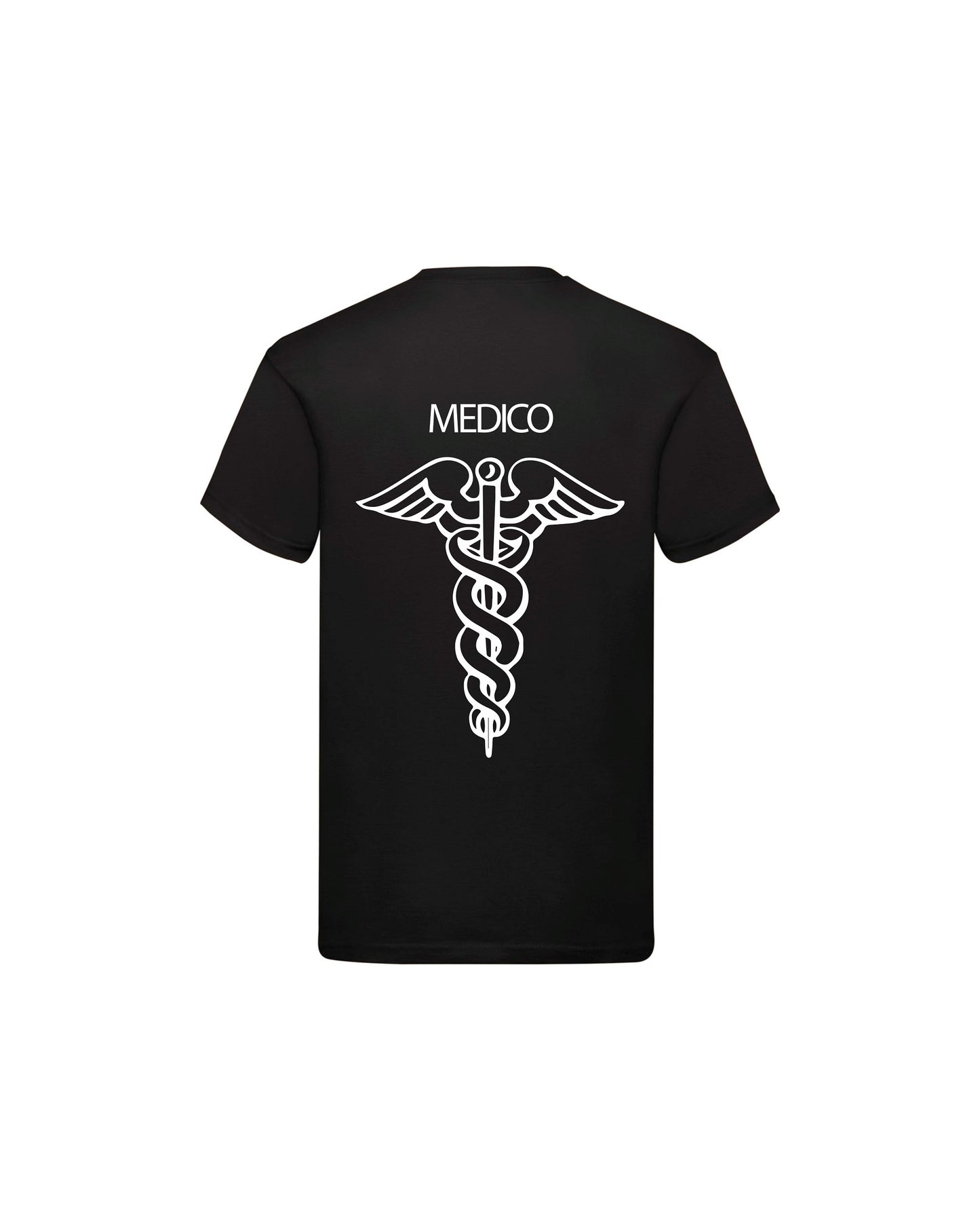 T-Shirt Uomo o Donna Cotone Basic Super vestibilità Top qualità - Ruolo di Medico - Personalizzata con Nome