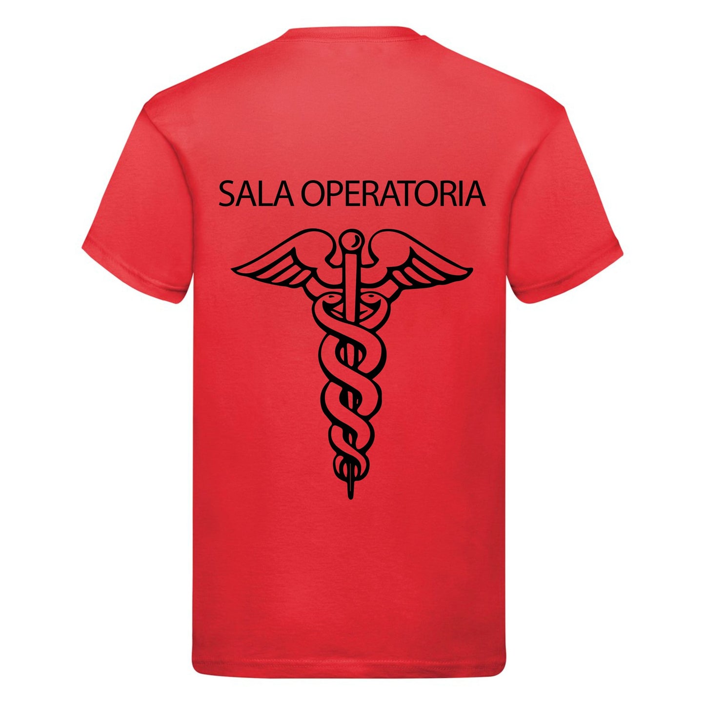 T-Shirt Uomo o Donna Cotone Basic Super vestibilità Top qualità - Operatore Sala Operatoria - Personalizzata con Nome