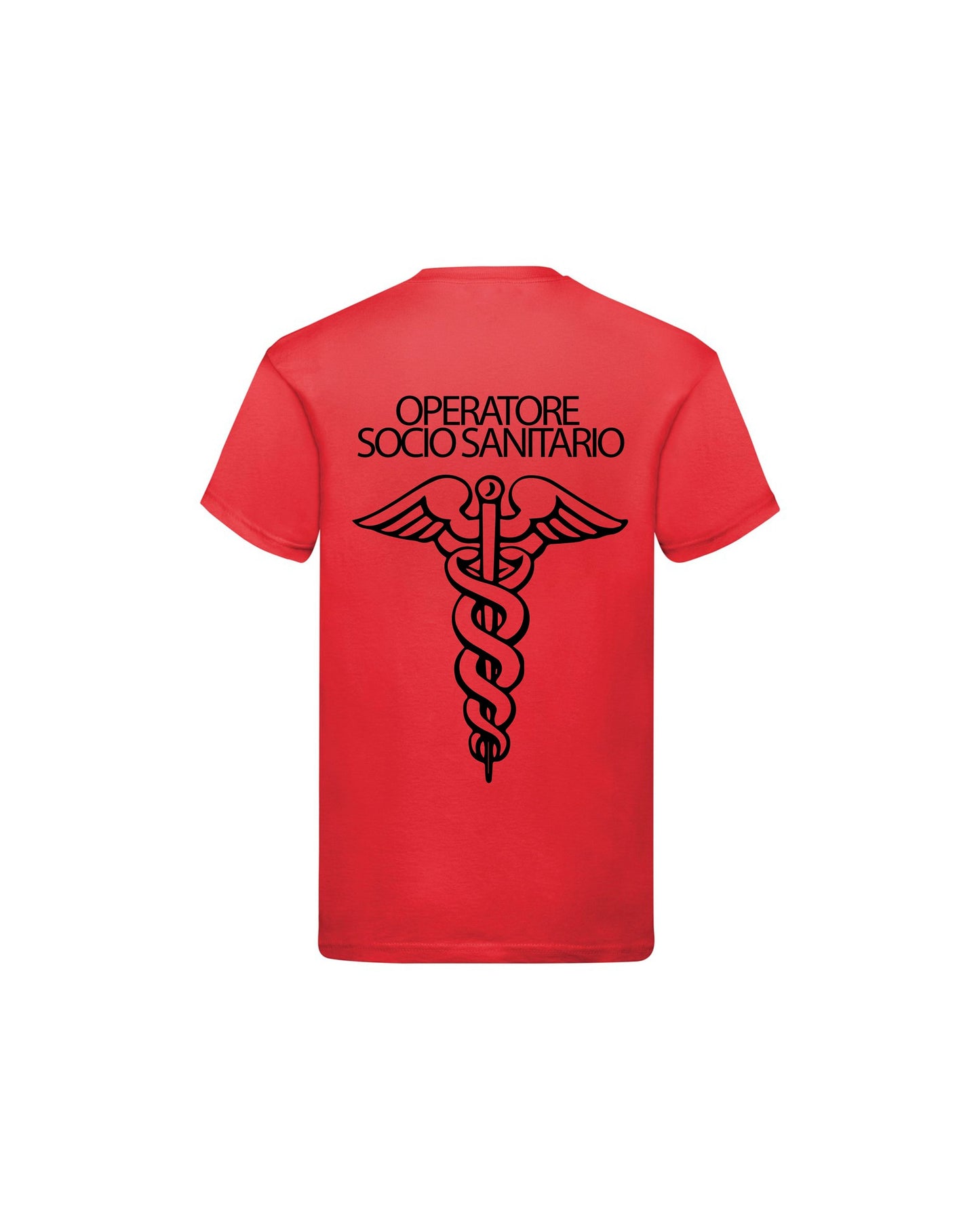 T-Shirt Uomo o Donna Cotone Basic Super vestibilità Top qualità - Ruolo operatore OSS - Personalizzata con Nome