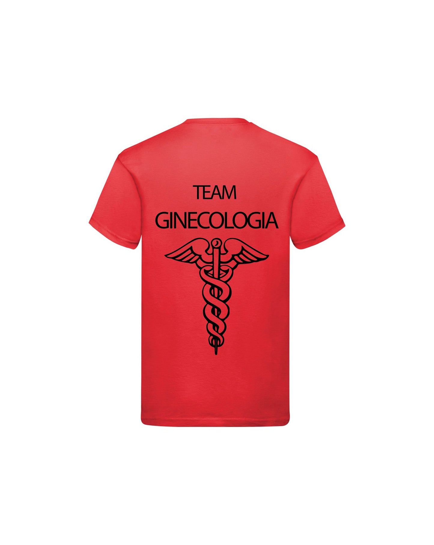 T-Shirt Uomo o Donna Cotone Basic Super vestibilità Top qualità - Team ginecologia - Personalizzata con Nome