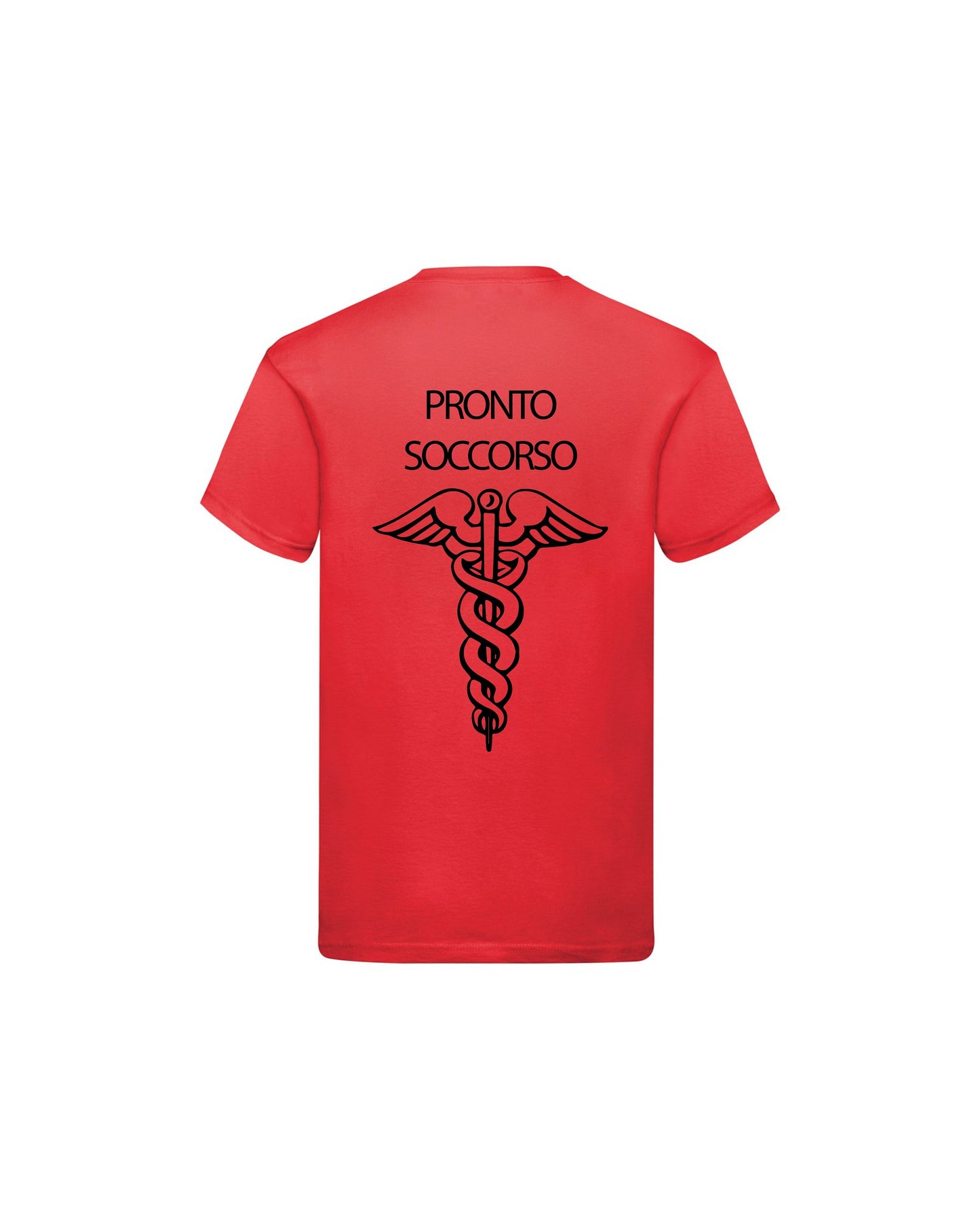 T-Shirt Uomo o Donna Cotone Basic Super vestibilità Top qualità - Operatore Pronto Soccorso - Personalizzata con Nome