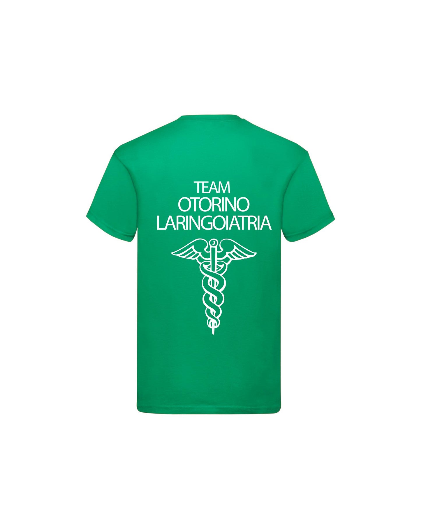 T-Shirt Uomo o Donna Cotone Basic Super vestibilità Top qualità - Team otorinolaringoiatria - Personalizzata con Nome