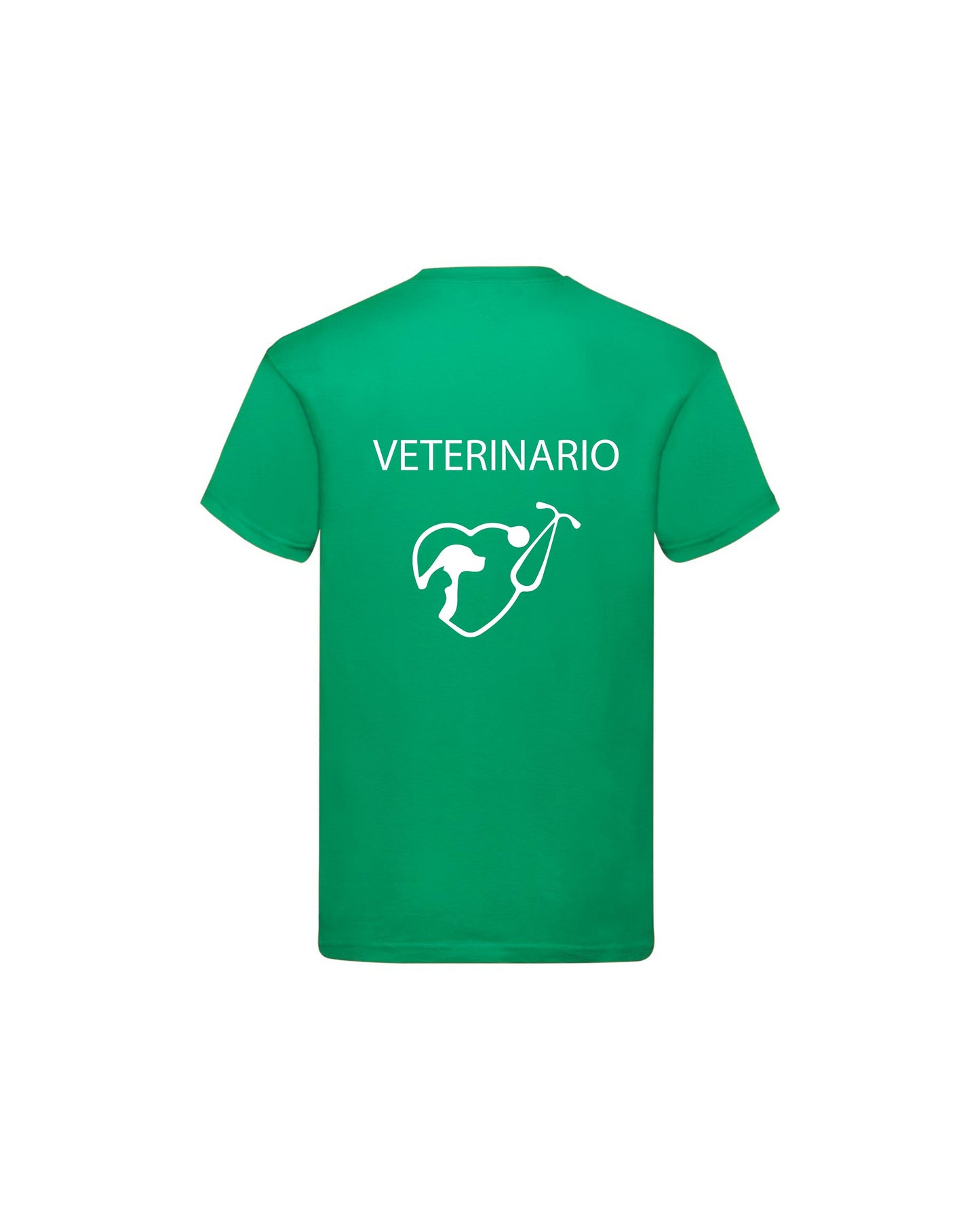 T-Shirt Uomo o Donna Cotone Basic Super vestibilità Top qualità - Ruolo Veterinario - Personalizzata con Nome