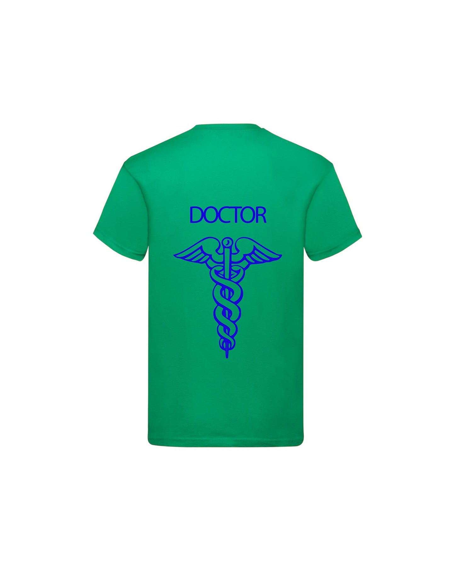 T-Shirt Uomo o Donna Cotone Basic Super vestibilità Top qualità - Ruolo di medico DOCTOR croce - Personalizzata con Nome