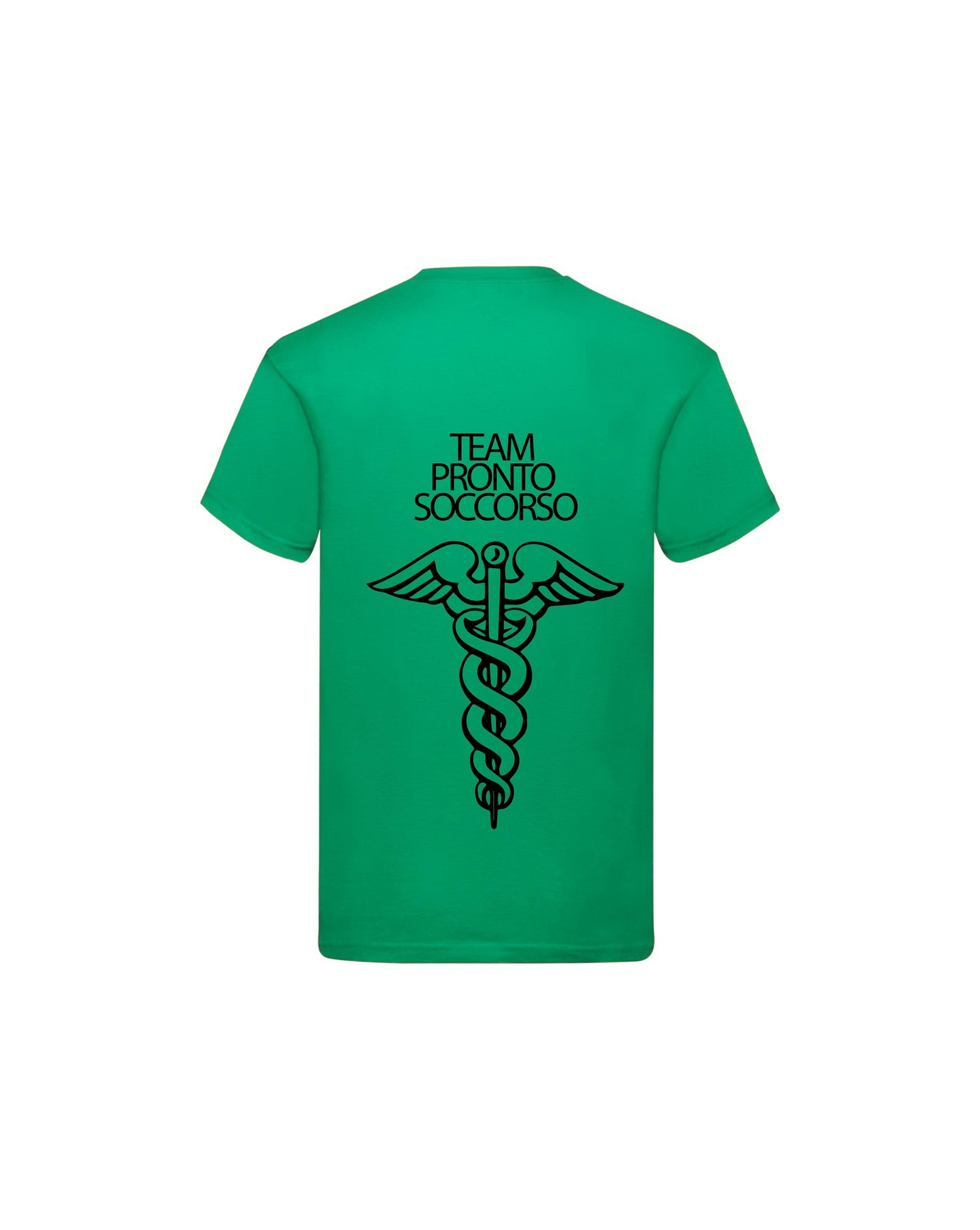 T-Shirt Uomo o Donna Cotone Basic Super vestibilità Top qualità - Team Pronto Soccorso - Personalizzata con Nome