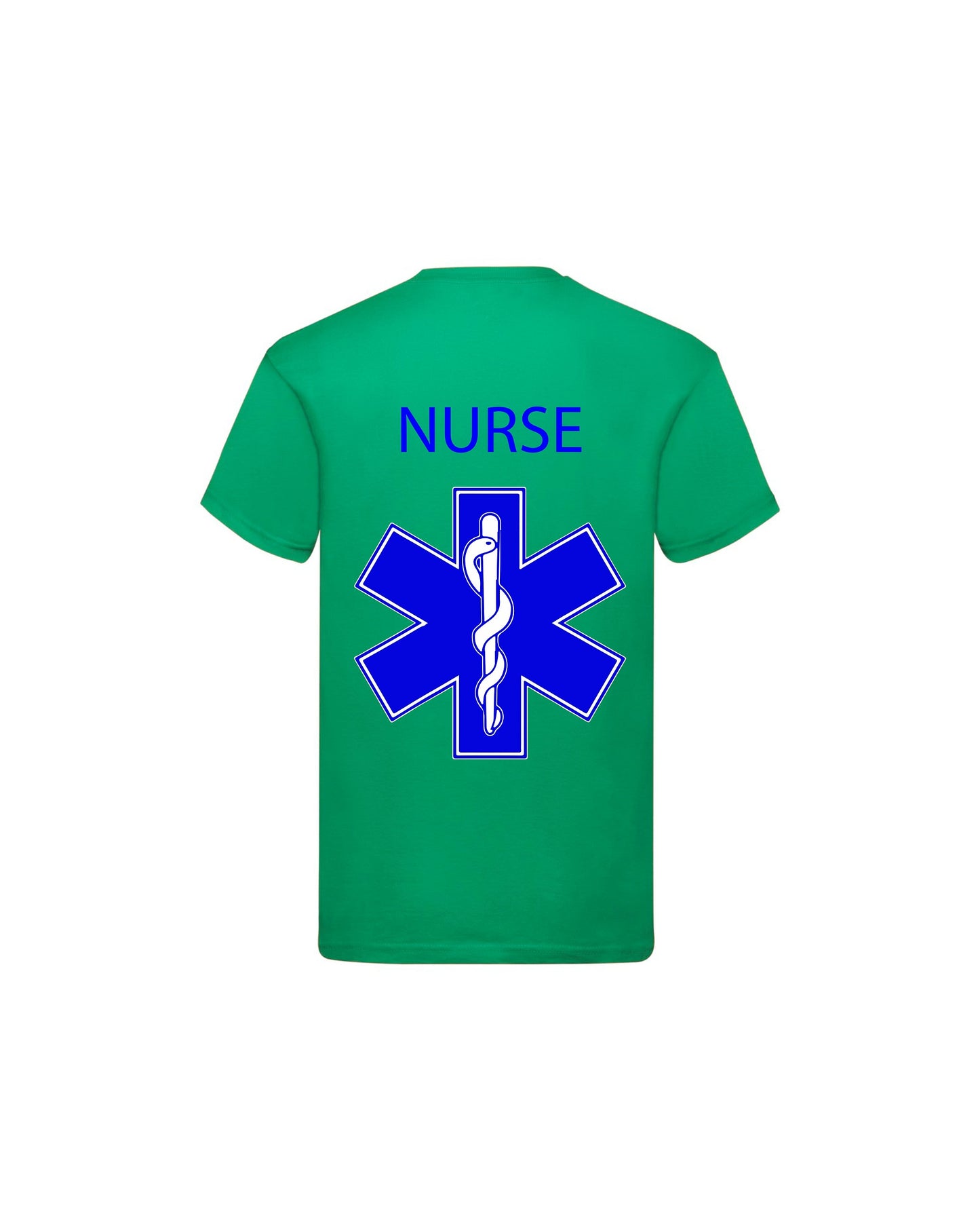 T-Shirt Uomo o Donna Cotone Basic Super vestibilità Top qualità - Ruolo NURSE - Personalizzata con Nome