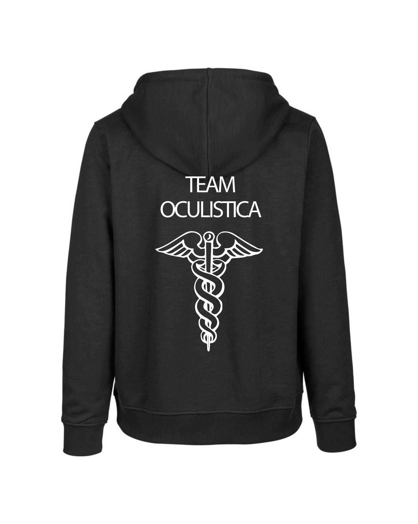 Felpa Cappuccio Uomo o Donna Cotone Basic Super vestibilità Top qualità - Team oculistica - Personalizzata con Nome