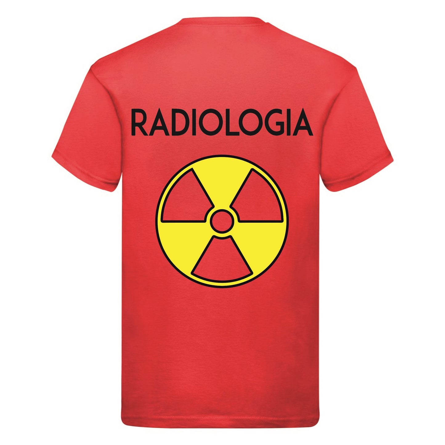 T-Shirt Uomo o Donna Cotone Basic Super vestibilità Top qualità - Operatore Radiologia - Personalizzata con Nome