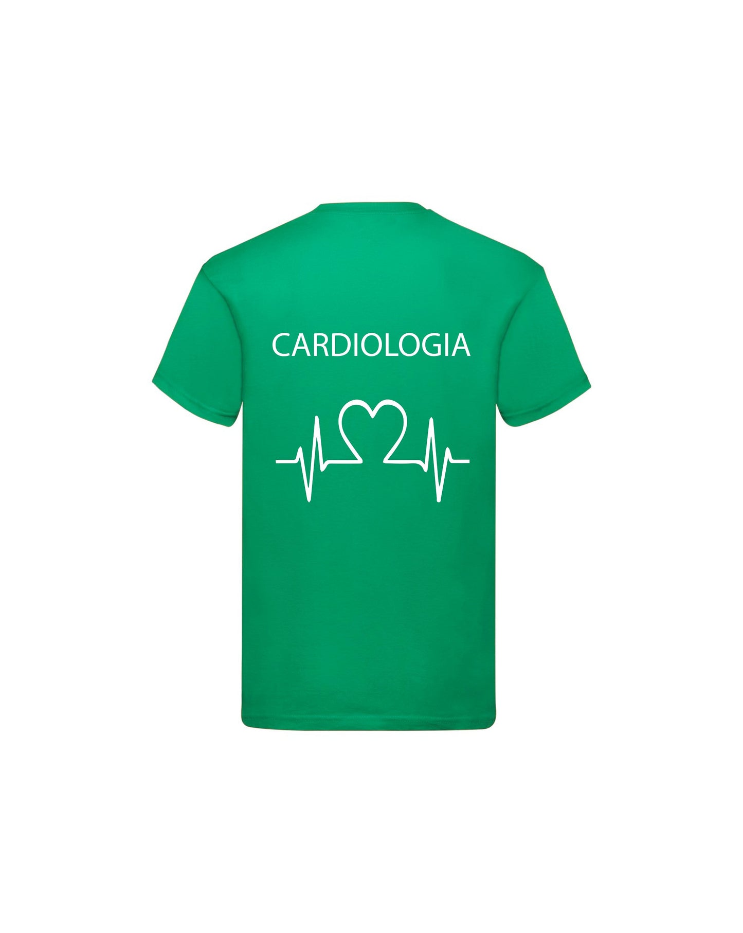 T-Shirt Uomo o Donna Cotone Basic Super vestibilità Top qualità - Cardiologia - Personalizzata con Nome