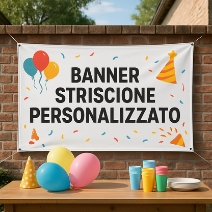 BANNER STRISCIONE PERSONALIZZATO - 01 ambientata