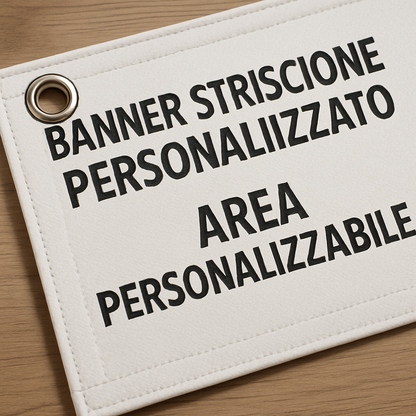 BANNER STRISCIONE PERSONALIZZATO - 02 dettaglio personalizzazione