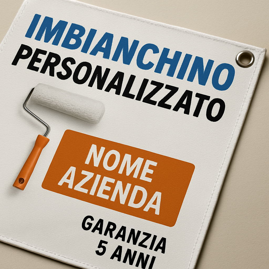 GLOBAL STRISCIONE FONDALE ATTIVITÀ - IMBIANCHINO - PERSONALIZZATO IN CARTA O IN BANNER PVC ANCHE DA ESTERNO GARANZIA 5 ANNI - 02 dettaglio personalizzazione
