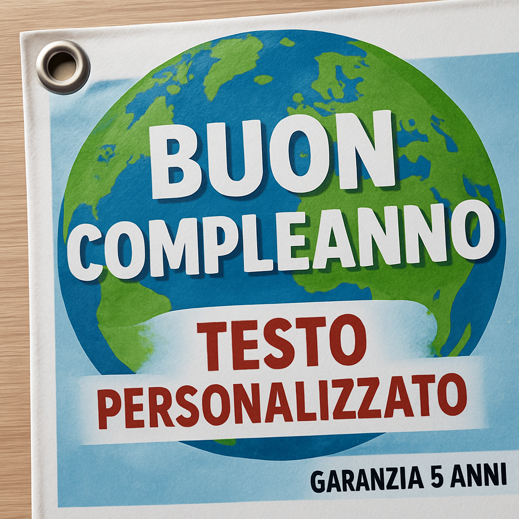 GLOBAL STRISCIONE FONDALE COMPLEANNO - Alvin e i Chipmunks mod 2 - STRISCIONE PERSONALIZZATO IN CARTA O IN BANNER PVC ANCHE DA ESTERNO GARANZIA 5 ANNI - 02 dettaglio personalizzazione