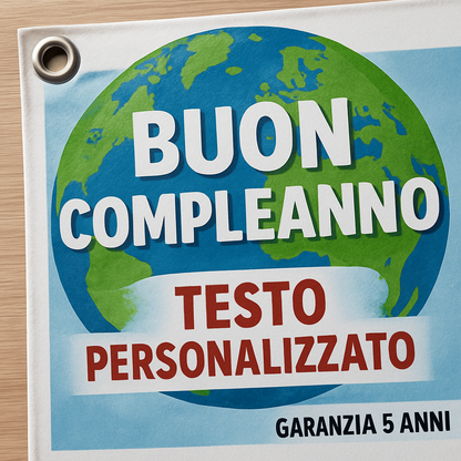 GLOBAL STRISCIONE FONDALE COMPLEANNO - Alvin e i Chipmunks mod 2 - STRISCIONE PERSONALIZZATO IN CARTA O IN BANNER PVC ANCHE DA ESTERNO GARANZIA 5 ANNI - 02 dettaglio personalizzazione