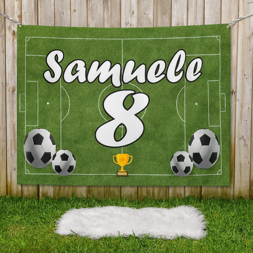 GLOBAL STRISCIONE FONDALE COMPLEANNO - Calcio Pallone - STRISCIONE PERSONALIZZATO IN CARTA O IN BANNER PVC ANCHE DA ESTERNO GARANZIA 5 ANNI - 04 benefici utilizzo