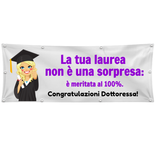 GLOBAL STRISCIONE FONDALE MATRIMONIO - MERITATA AL 100% - IN CARTA O IN BANNER PVC ANCHE DA ESTERNO GARANZIA 5 ANNI