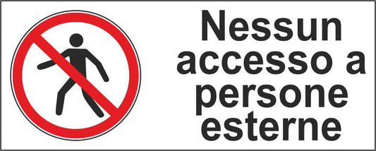 NESSUN ACCESSO SENZA MASCHERINA - CARTELLO SEGNALETICO UNI ISO 7010 in Adesivo Resistente, Pannello in Forex, Pannello In Alluminio