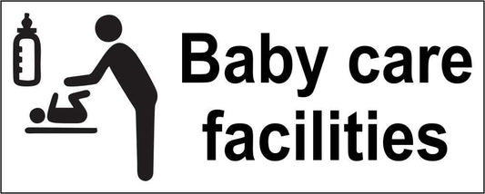 Public Area Signs – Baby Care Facilities - CARTELLO SEGNALETICO UNI ISO 7010 in Adesivo Resistente, Pannello in Forex, Pannello In Alluminio