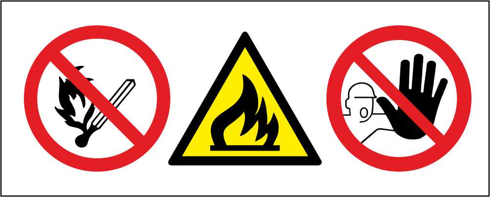 Cartello Segnaletico Pericolo Materiali Infiammabili - Adesivo O Pannello 20x31 Cm, Resistente, Made In Italy - Foto 6