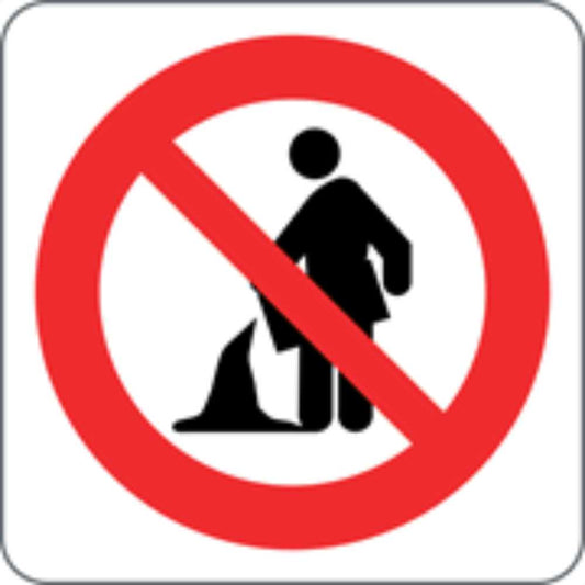 VIETATO SCARICARE LIQUIDI E MATERIALE DISCARTO - CARTELLO SEGNALETICO QUADRATO ISO 7010 - Adesivo Extra Resistente, Pannello in Forex, Pannello In Alluminio