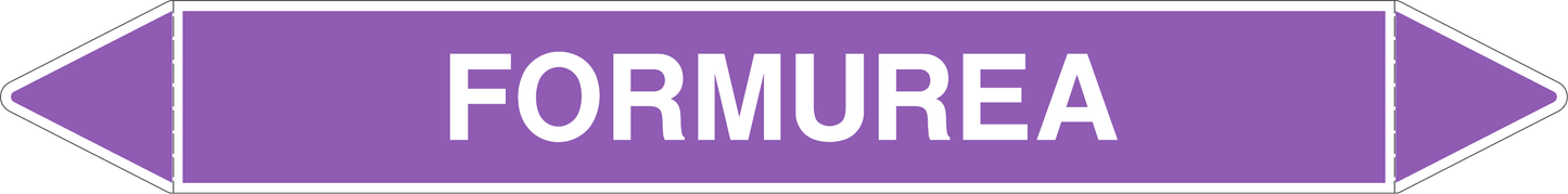 GLOBAL PACCO DA 10 ETICHETTE PER TUBAZIONI - FORMUREA - Etichetta Autoadesiva Resistente