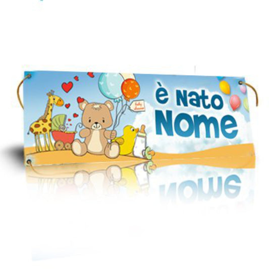 GLOBAL STRISCIONE FONDALE NASCITA - BAMBINO MASCHIO - IN CARTA O IN BANNER PVC ANCHE DA ESTERNO GARANZIA 5 ANNI