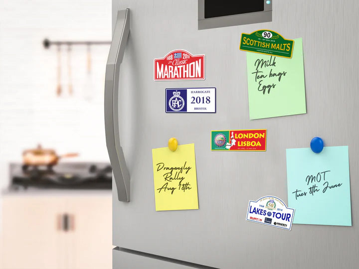 Global - STICKER MAGNETICI CON STAMPA PERSONALIZZATA - Adesivo Extra Resistente con stampa in alta qualità