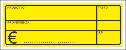 SEGNAPREZZI - CARTELLO SEGNALETICO UNI ISO 7010 in Adesivo Resistente, Pannello in Forex, Pannello In Alluminio