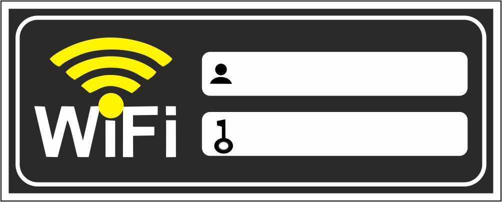 SEGNO PASSWORD WI-FI - CARTELLO SEGNALETICO UNI ISO 7010 in Adesivo Resistente, Pannello in Forex, Pannello In Alluminio