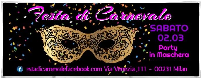 GLOBAL STRISCIONE FONDALE EVENTI - FESTA DI CARNEVALE - STRISCIONE PERSONALIZZATO IN CARTA O IN BANNER PVC ANCHE DA ESTERNO GARANZIA 5 ANNI