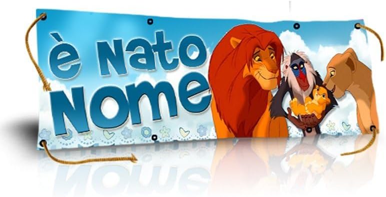 GLOBAL STRISCIONE FONDALE COMPLEANNO - BAMBINO CARTOON - STRISCIONE PERSONALIZZATO IN CARTA O IN BANNER PVC ANCHE DA ESTERNO GARANZIA 5 ANNI