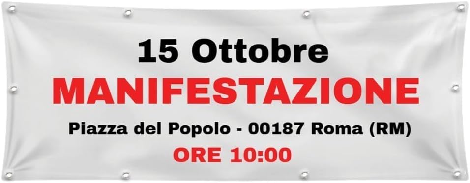 GLOBAL STRISCIONE FONDALE EVENTI - MANIFESTAZIONE - STRISCIONE PERSONALIZZATO IN CARTA O IN BANNER PVC ANCHE DA ESTERNO GARANZIA 5 ANNI