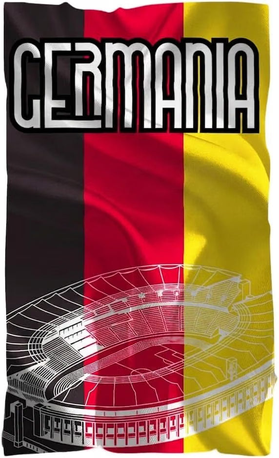 Vestin Telo da spiaggia - GERMANIA STADIO - CALCIO 2026 - asciugamano da bagno asciugamano da piscina asciugamano da spiaggia per vacanze