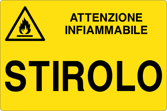 GLOBAL CARTELLO SEGNALETICO - STIROLO - Adesivo Resistente, Pannello in Forex, Pannello In Alluminio