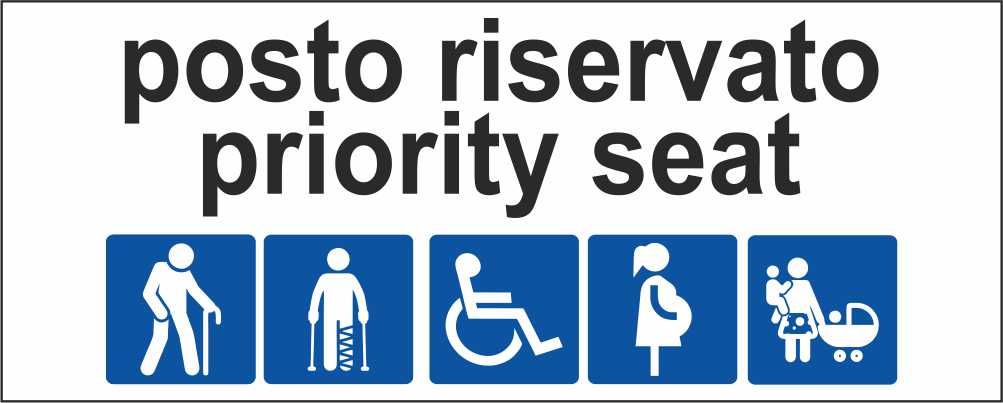 POSTO RISERVATO - CARTELLO SEGNALETICO UNI ISO 7010 in Adesivo Resistente, Pannello in Forex, Pannello In Alluminio