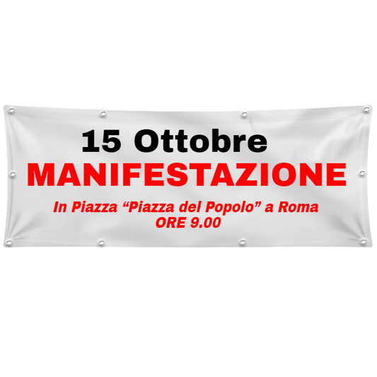 GLOBAL STRISCIONE FONDALE EVENTI - MANIFESTAZIONE MOD 2 PERSONALIZZATO - IN CARTA O IN BANNER PVC ANCHE DA ESTERNO GARANZIA 5 ANNI