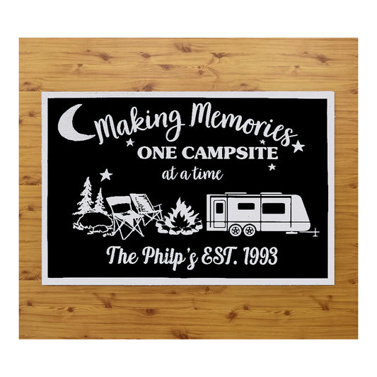 Tappeto zerbino personalizzato - making memories - con stampa ad alta qualità, ideale per ingressi