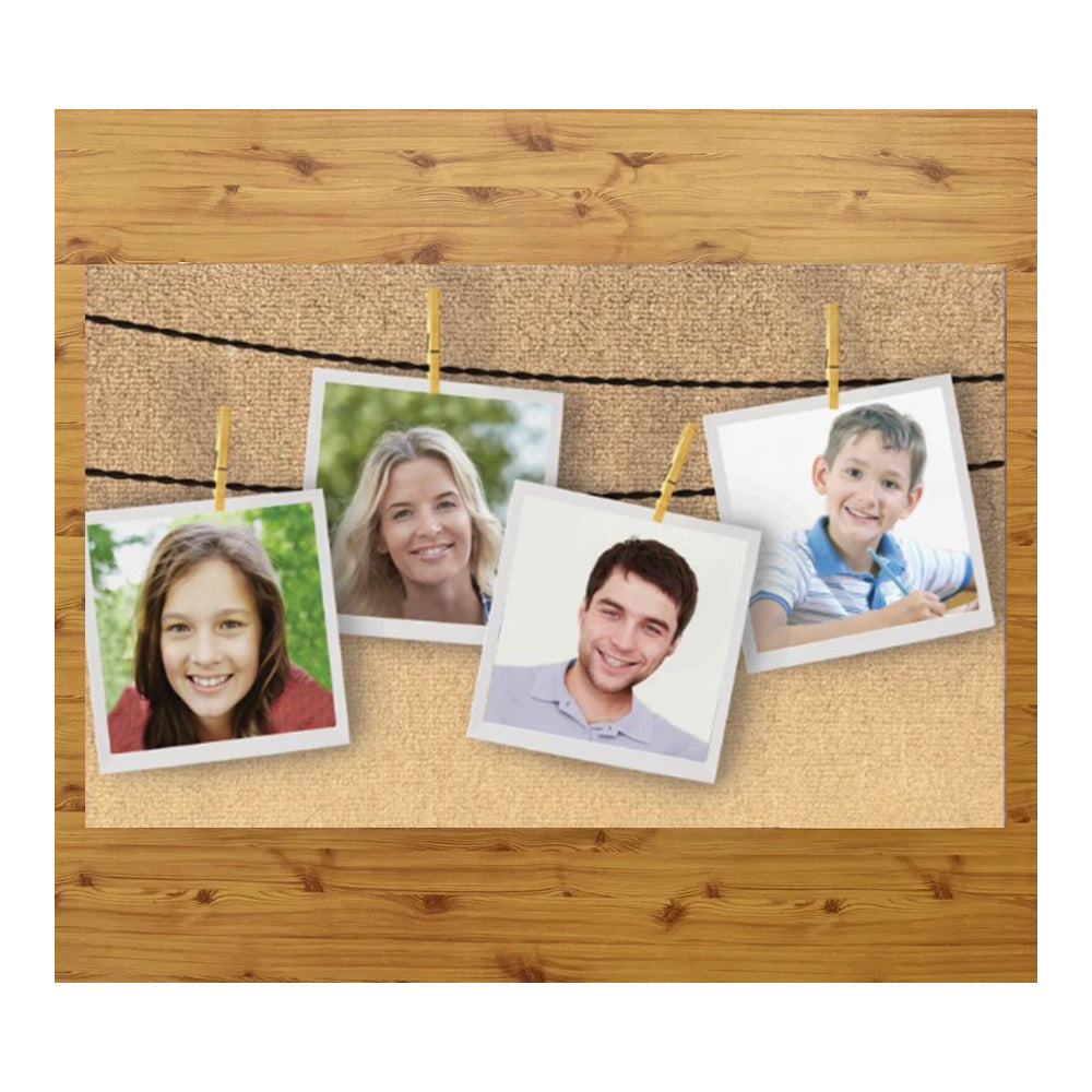 Tappeto zerbino personalizzato - Collage - con stampa ad alta qualità, ideale per ingressi