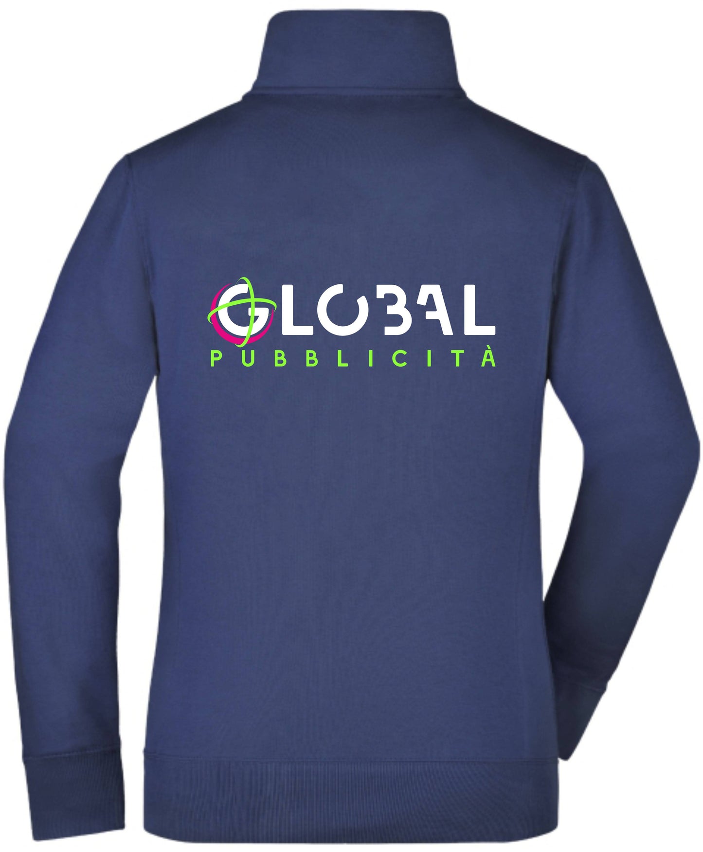 Stock 100 Felpe con zip Uomo - Personalizzate con logo Stampa lato cuore e retro - Maglietta Super vestibilità Top qualità