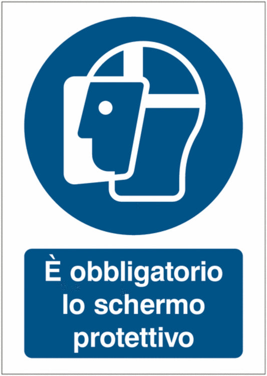GLOBAL CARTELLO SEGNALETICO - È obbligatorio proteggere le vie respiratorie -  Adesivo Extra Resistente, Pannello in Forex, Pannello In Alluminio