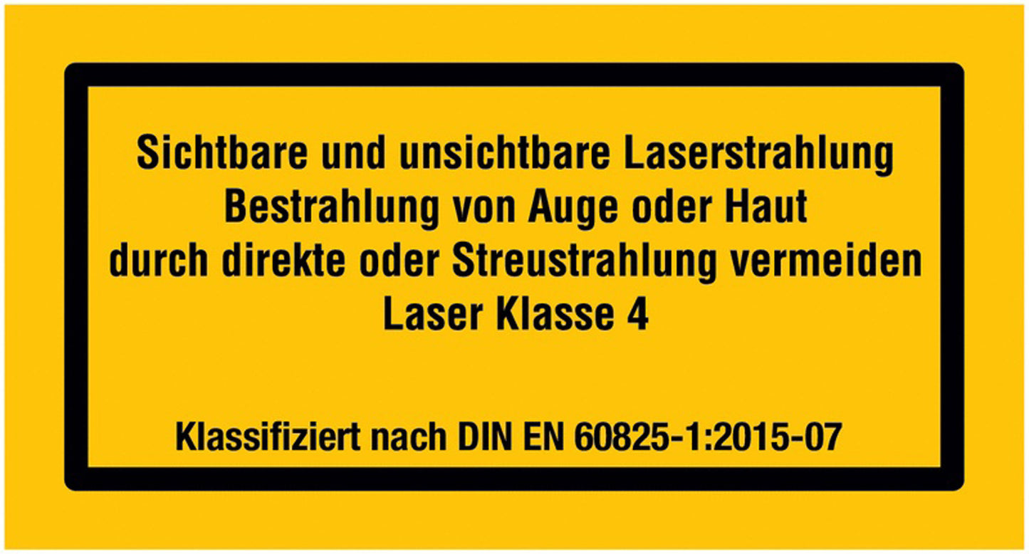GLOBAL CARTELLO SEGNALETICO UNI - Kennzeichnung für Laserklassen - Adesivo Extra Resistente, Pannello in Forex, Pannello In Alluminio