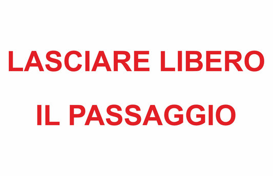 GLOBAL CARTELLO SEGNALETICO - LASCIARE PULITO - Adesivo Extra Resistente, Pannello in Forex, Pannello In Alluminio