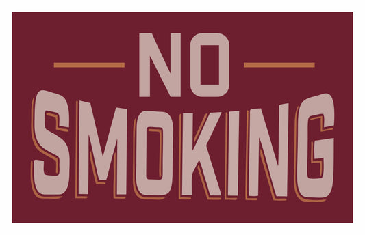 GLOBAL CARTELLO SEGNALETICO - no smoking - Adesivo Extra Resistente, Pannello in Forex, Pannello In Alluminio